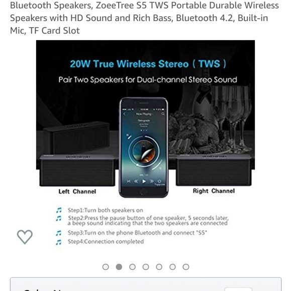 New 2 Bluetooth surround sound Speakers (new) - Picture 2 of 3